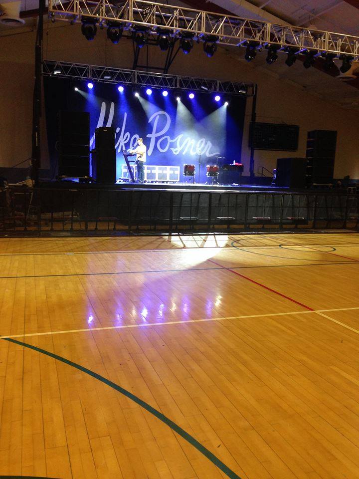 Mike Posner's stage at Juniata College 3/29/14
facebook.com/JABonFB
