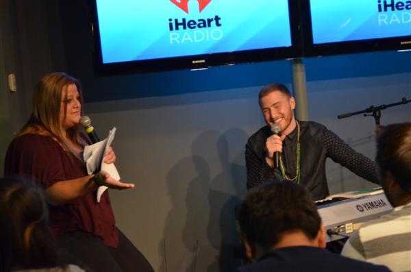 Mike Posner Q&A with KISS 95.7 at the Dunkin Donuts Music Lounge 7/18/13
Photo by KISS 95.7
kiss957.com
 Mike Posner Q&A with KISS 95.7 at the Dunkin Donuts Music Lounge 7/18/13
Photo by KISS 95.7
kiss957.com