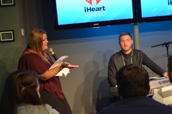Mike Posner Q&A with KISS 95.7 at the Dunkin Donuts Music Lounge 7/18/13
Photo by KISS 95.7
kiss957.com
 Mike Posner Q&A with KISS 95.7 at the Dunkin Donuts Music Lounge 7/18/13
Photo by KISS 95.7
kiss957.com