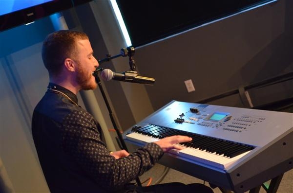 Mike Posner acoustic performance with KISS 95.7 at the Dunkin Donuts Music Lounge 7/18/13
Photo by KISS 95.7
kiss957.com
 Mike Posner acoustic performance with KISS 95.7 at the Dunkin Donuts Music Lounge 7/18/13
Photo by KISS 95.7
kiss957.com