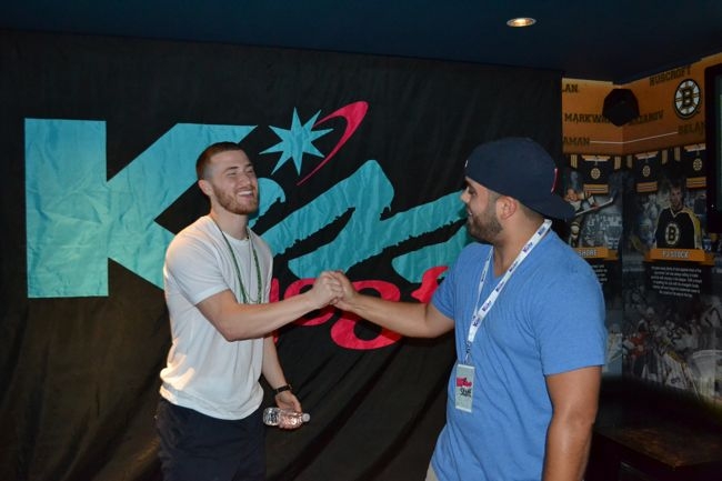 Mike Posner at the KISS 108 FM Believe Tour Pre-Party in Boston, MA 7/20/13
kiss108.com
 Mike Posner at the KISS 108 FM Believe Tour Pre-Party in Boston, MA 7/20/13
kiss108.com