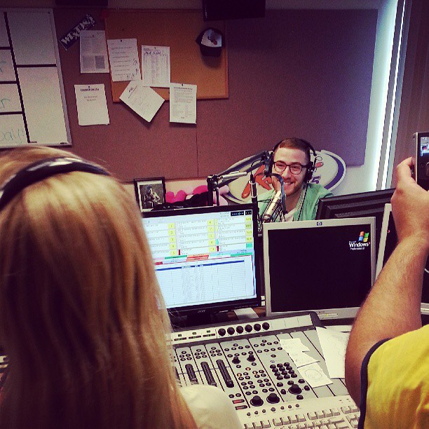 Mike Posner interview with Kiss 98.5 in Buffalo, NY 7/15/13
Photo by Kiss 98.5
instagram.com/kiss985
 Mike Posner interview with Kiss 98.5 in Buffalo, NY 7/15/13
Photo by Kiss 98.5
instagram.com/kiss985