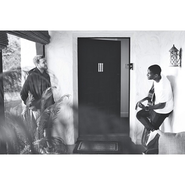 Mike Posner and Labrinth writing music at Mike's house - Los Angeles, CA 3/16/13
Photo by Jelani Pomell
Mike Posner and Labrinth writing music at Mike's house - Los Angeles, CA 3/16/13
Photo by Jelani Pomell