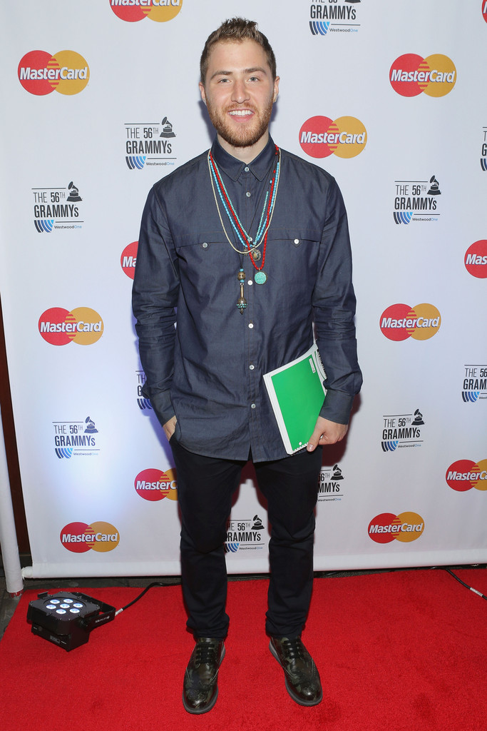 Mike Posner at MasterCard #PricelessSurprises Backstage at the Grammys in Los Angeles, CA 1/24/14
