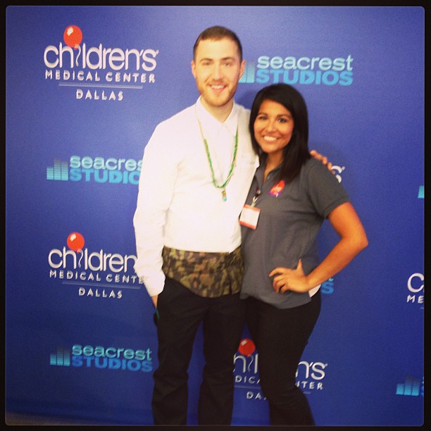 Mike Posner and Nataly Torres at Seacrest Studios at Children's Medical Center - Dallas, TX 7/3/13
Photo by Nataly Torres
instagram.com/itsnatalybtorres
 Mike Posner and Nataly Torres at Seacrest Studios at Children's Medical Center - Dallas, TX 7/3/13
Photo by Nataly Torres
instagram.com/itsnatalybtorres