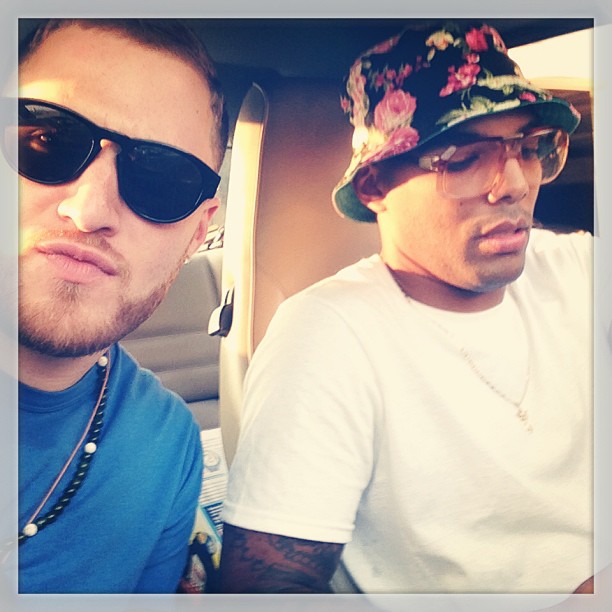 Mike Posner and Nigel Holt in Chicago, IL 8/20/13
