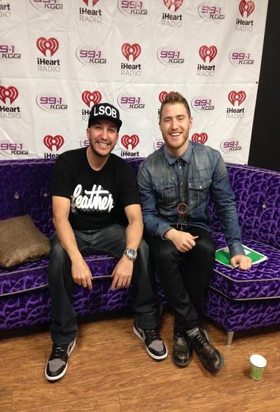 Mike Posner with ODM of 99.1 KGGI - Riverside, CA 1/17/14
kggiradio.com
 Mike Posner with ODM of 99.1 KGGI - Riverside, CA 1/17/14
kggiradio.com