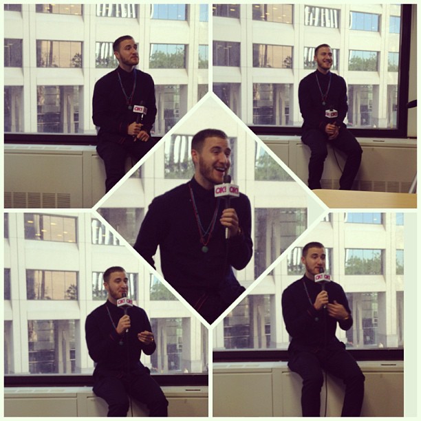 Mike Posner at OK! Magazine in New York, New York 8/6/13
Photo by OK! Magazine
instagram.com/okmagazine
