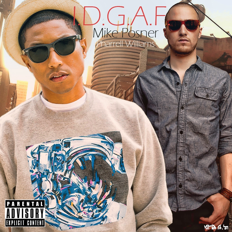 Mike Posner and Pharrell Williams - IDGAF - cover artwork
Created by Ali K-H
 Mike Posner and Pharrell Williams - IDGAF - cover artwork
Created by Ali K-H