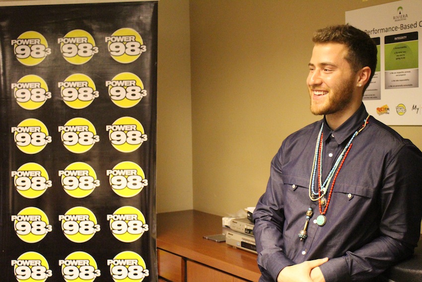 Mike Posner at Power 98.3 FM - Phoenix, AZ 1/23/14
power983fm.com
