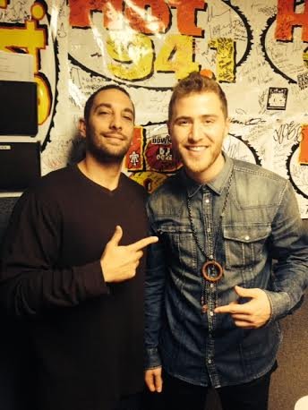 Mike Posner with Randy of Hot 94.1 - Bakersfield, CA 1/13/14
hot941.com
 Mike Posner with Randy of Hot 94.1 - Bakersfield, CA 1/13/14
hot941.com