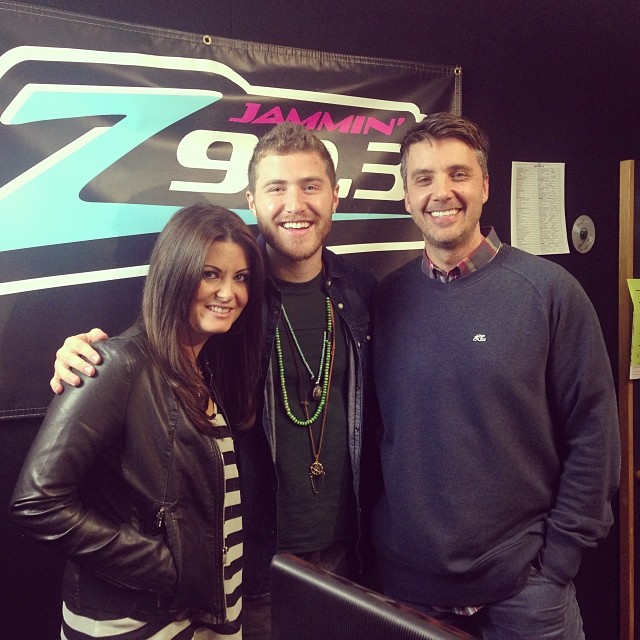 Mike Posner with Rick Morton and Sarah Beebe at Jammin' Z90.3 radio station - San Diego, CA 1/10/14
Instagram @rickz903
 Mike Posner with Rick Morton and Sarah Beebe at Jammin' Z90.3 radio station - San Diego, CA 1/10/14
Instagram @rickz903