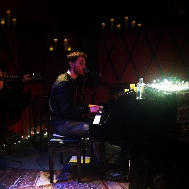 Mike Posner performing on his Unplugged Tour in New York City, NY 4/3/14
Instagram @vgolembewski
