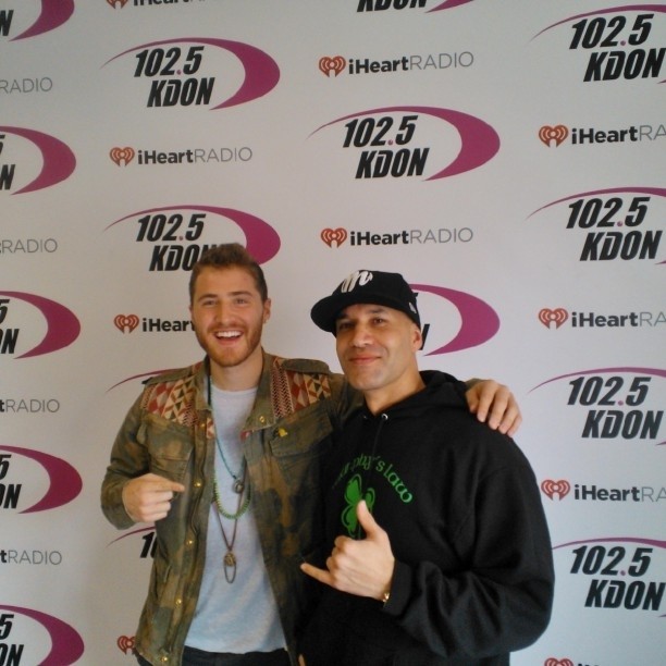 Mike Posner with Sam Diggedy of The Morning Madhouse radio show - Monterey, CA 1/9/14
Instagram @samdiggedy
 Mike Posner with Sam Diggedy of The Morning Madhouse radio show - Monterey, CA 1/9/14
Instagram @samdiggedy