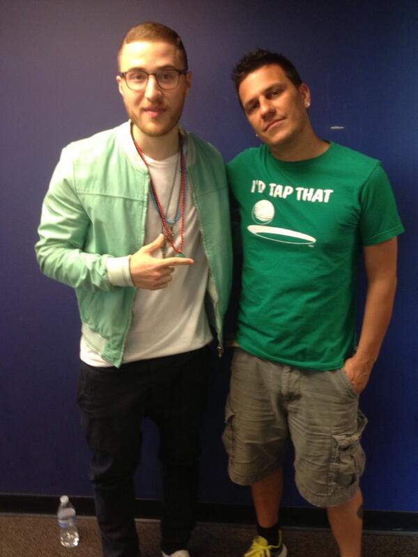 Mike Posner and Shawn from Kiss 98.5 in Buffalo, NY 7/15/13
Photo by Shawn
twitter.com/shyguyshawn
 Mike Posner and Shawn from Kiss 98.5 in Buffalo, NY 7/15/13
Photo by Shawn
twitter.com/shyguyshawn