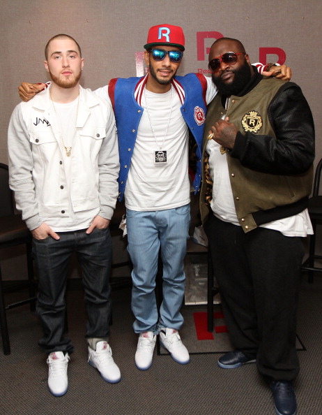Mike Posner, Swizz Beatz, and Rick Ross
