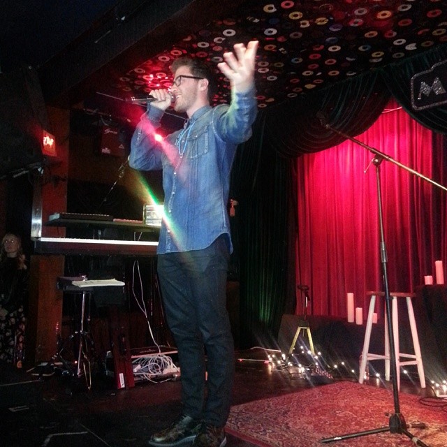 Mike Posner performing on his Unplugged Tour at The Mint in Los Angeles, CA 4/10/14
Instagram @jesicueva
