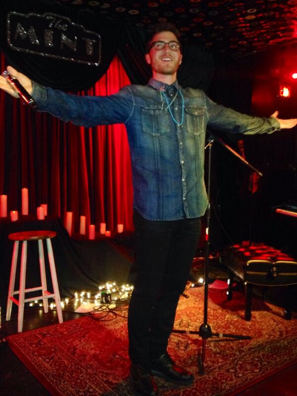 Mike Posner performing on his Unplugged Tour at The Mint in Los Angeles, CA 4/10/14
Twitter @mayelapiz
