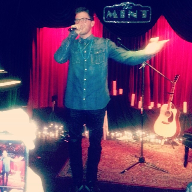 Mike Posner performing on his Unplugged Tour at The Mint in Los Angeles, CA 4/10/14
Instagram @sd_sweety_
