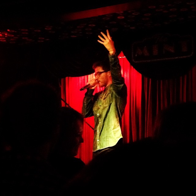 Mike Posner performing on his Unplugged Tour at The Mint in Los Angeles, CA 4/10/14
Instagram @jeannettevaldez
