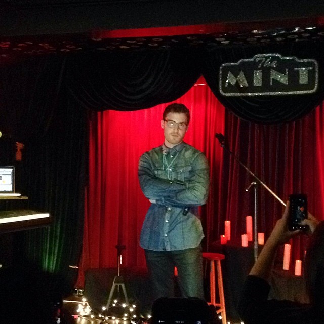 Mike Posner performing on his Unplugged Tour at The Mint in Los Angeles, CA 4/10/14
Instagram @itsjenniwithani
