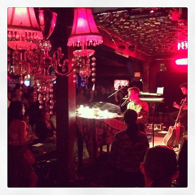 Mike Posner performing on his Unplugged Tour at The Mint in Los Angeles, CA 4/10/14
Instagram @camerajames
