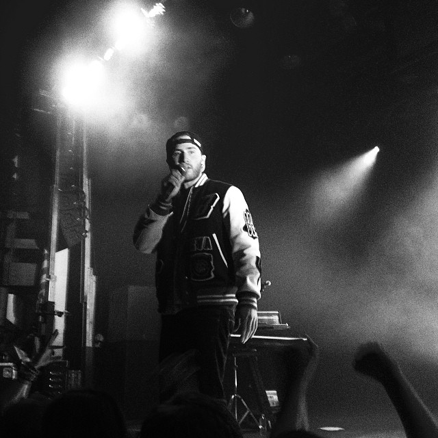 Mike Posner performing at Thiel College in Greenville, PA 4/25/14
Instagram @england_11
