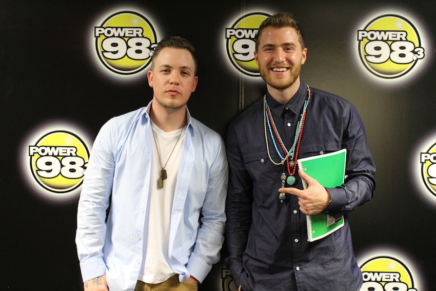 Mike Posner and Tino Cochino of Power 98.3 FM - Phoenix, AZ 1/23/14
power983fm.com

