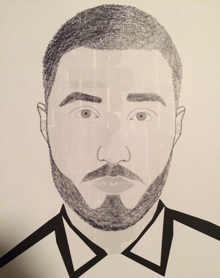 Typographic Portrait of Mike Posner - Artwork Project for High School Advanced Graphic Design Class 2014
Artwork by Elise Antony
twitter.com/eliseantony

