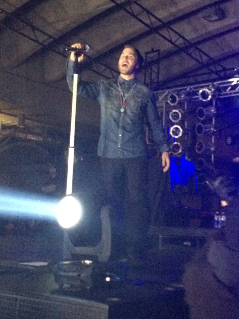 Mike Posner performing at Ubahn Music Festival - Cincinnati, OH 11/17/13
Photo by Marisol B.
