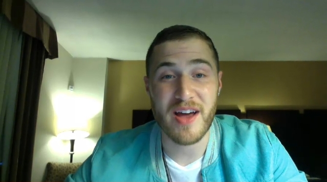 Mike Posner did a live Ustream Q&A with his fans 7/16/13
