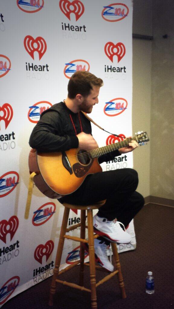 Mike Posner at Z104 in Madison, WI 2/27/14
Twitter @JohnLewisZ104
