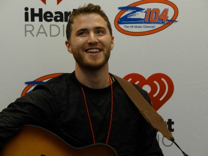 Mike Posner at Z104 in Madison, WI 2/27/14
z104fm.com
