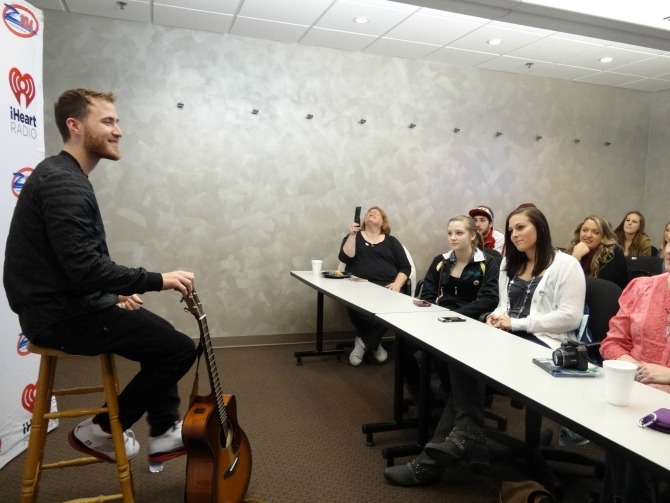 Mike Posner at Z104 in Madison, WI 2/27/14
z104fm.com
