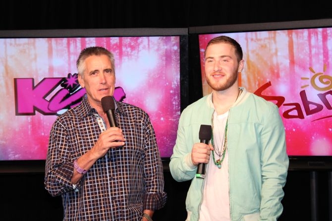 Kiss 108's Billy Costa interviews Mike Posner backstage at Kiss Concert 2013
Photo by kiss108.com
 Kiss 108's Billy Costa interviews Mike Posner backstage at Kiss Concert 2013
Photo by kiss108.com