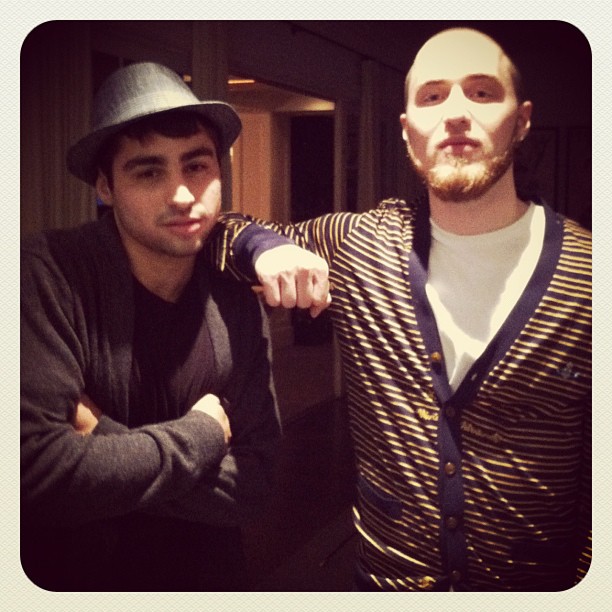 Milo Frank and Mike Posner 5/13/2012
instagram.com/milofrank
 Milo Frank and Mike Posner 5/13/2012
instagram.com/milofrank
