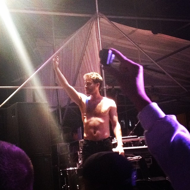Mike Posner performing at Dam Jam 2014 at OSU in Corvallis, OR 5/31/14
Instagram @jessicahammock
