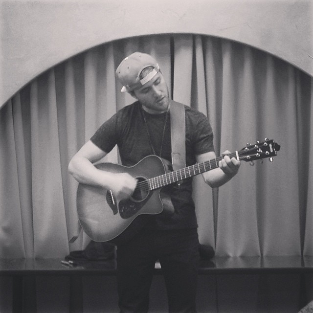 Mike Posner backstage at Dam Jam 2014 at OSU in Corvallis, OR 5/31/14
Instagram @jessicahammock
