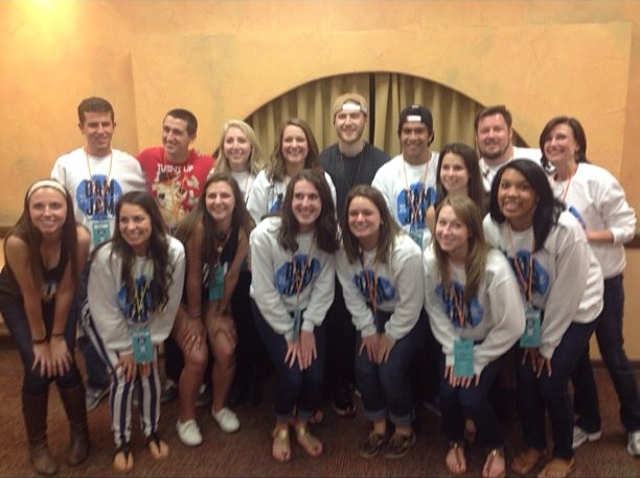 Mike Posner backstage with fans at Dam Jam 2014 at OSU in Corvallis, OR 5/31/14
Instagram @caitkarcher
