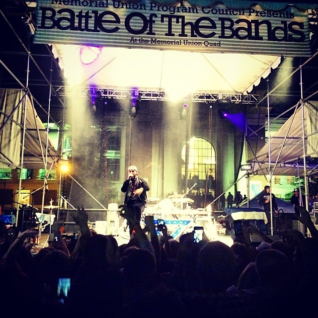 Mike Posner performing at Dam Jam 2014 at OSU in Corvallis, OR 5/31/14
Instagram @a_gut
