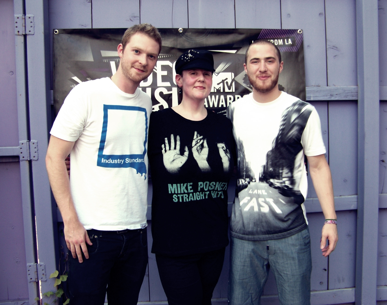 Patrick Cline, Christina Jones, and Mike Posner - Six Flags Over Texas - Arlington, TX 8/4/11
Photo by Christina
MikePosner.net
