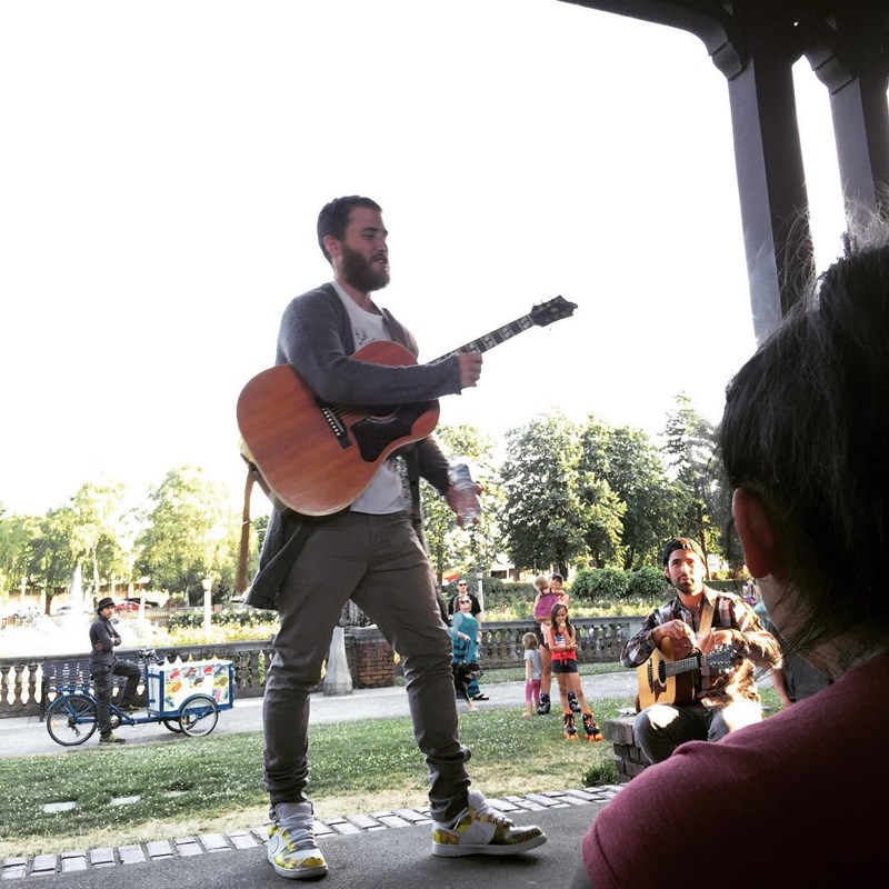 Mike Posner performing at Peninsula Park in Portland, OR July 15, 2015
instagram.com/scorpion_wins
 Mike Posner performing at Peninsula Park in Portland, OR July 15, 2015
instagram.com/scorpion_wins