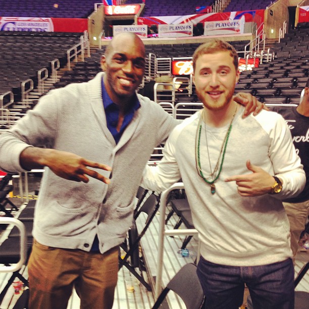 Memphis Grizzlies' Quincy Pondexter and Mike Posner - Staples Center - Los Angeles, CA 4/22/13
Memphis Grizzlies vs. Los Angeles Clippers
Photo by Quincy Pondexter
instagram.com/quincypondexter
