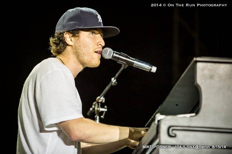 Mike Posner performing at 104.5 SNX Summer Music Festival in Marne, MI 8/15/2014
Photo by Eric Stoike
facebook.com/1045snx

