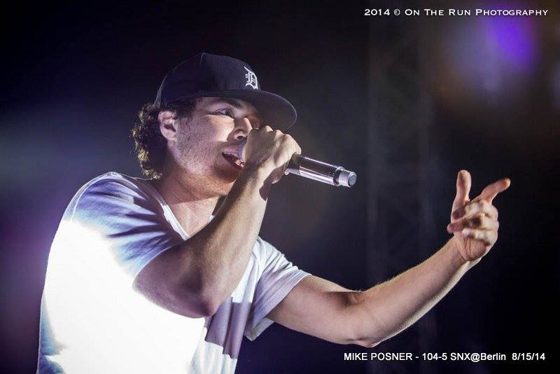 Mike Posner performing at 104.5 SNX Summer Music Festival in Marne, MI 8/15/2014
Photo by Eric Stoike
facebook.com/1045snx
