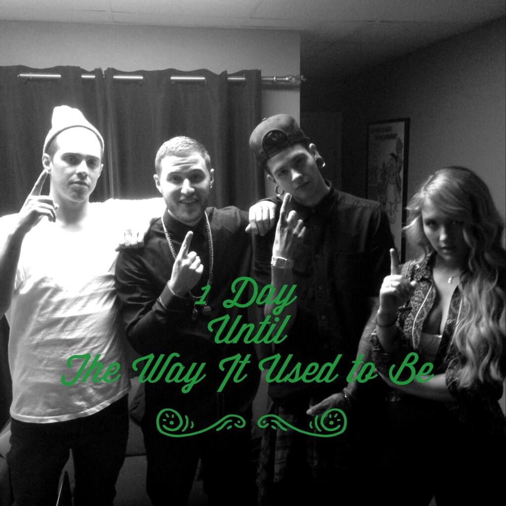 Sammy Adams, Mike Posner, T. Mills, and Niykee Heaton announce Mike's new single will be released in 1 day, Monday, June 10 6/9/13
