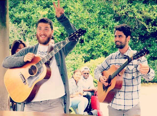 Mike Posner and Adam Friedman performing at San Francisco Botanical Garden in San Francisco, CA July 16, 2015
twitter.com/Ashley_MW
 Mike Posner and Adam Friedman performing at San Francisco Botanical Garden in San Francisco, CA July 16, 2015
twitter.com/Ashley_MW