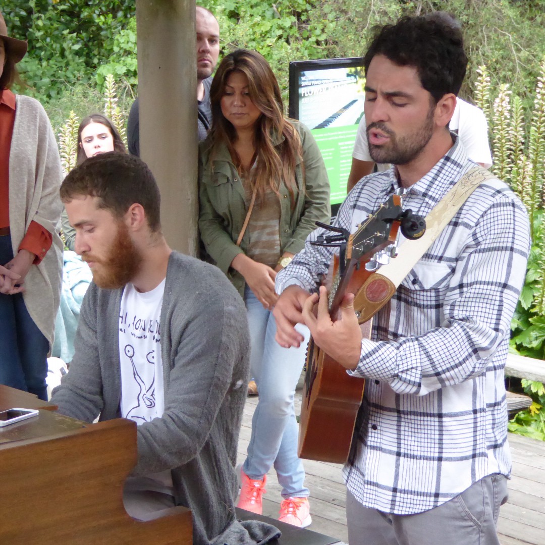 Mike Posner and Adam Friedman performing at San Francisco Botanical Garden in San Francisco, CA July 16, 2015
instagram.com/raqu3l
 Mike Posner and Adam Friedman performing at San Francisco Botanical Garden in San Francisco, CA July 16, 2015
instagram.com/raqu3l