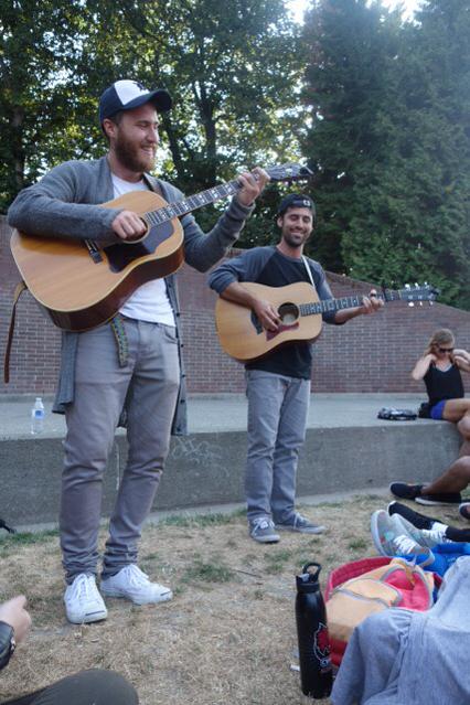 Mike Posner and Adam Friedman performing at Volunteer Park in Seattle, WA July 13, 2015
twitter.com/ChristineAReed
 Mike Posner and Adam Friedman performing at Volunteer Park in Seattle, WA July 13, 2015
twitter.com/ChristineAReed