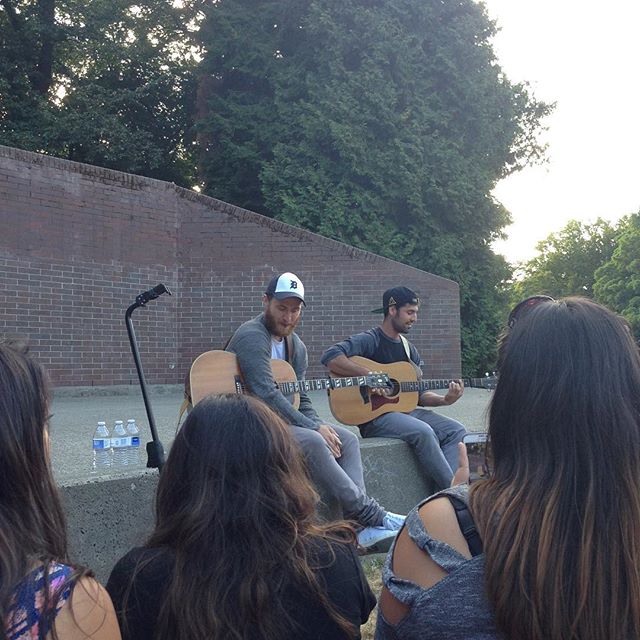 Mike Posner and Adam Friedman performing at Volunteer Park in Seattle, WA July 13, 2015
instagram.com/kylacheria
 Mike Posner and Adam Friedman performing at Volunteer Park in Seattle, WA July 13, 2015
instagram.com/kylacheria
